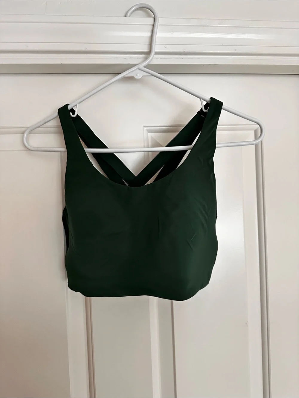 lululemon athletica Deep Green Cross-Back Sports Bra